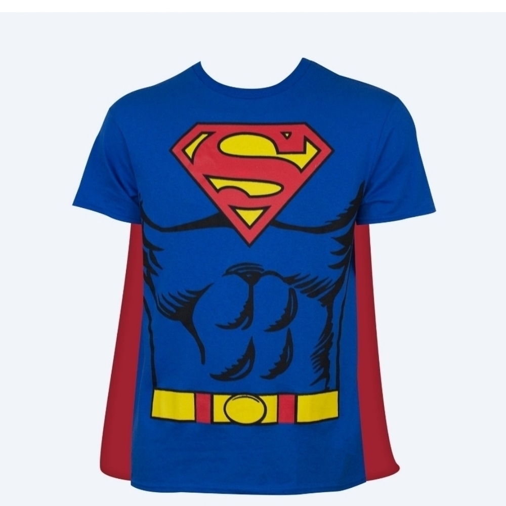 Superman Cape Costume Tee Shirt